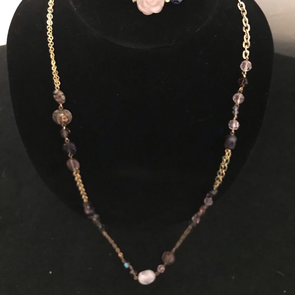 Necklace and matching bracelet